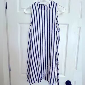 Striped sleeveless dress
